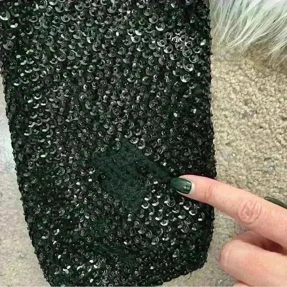 Vintage 60’s Sequin Shrug Trousseau and Travel Atlantic City - Picture 5 of 11